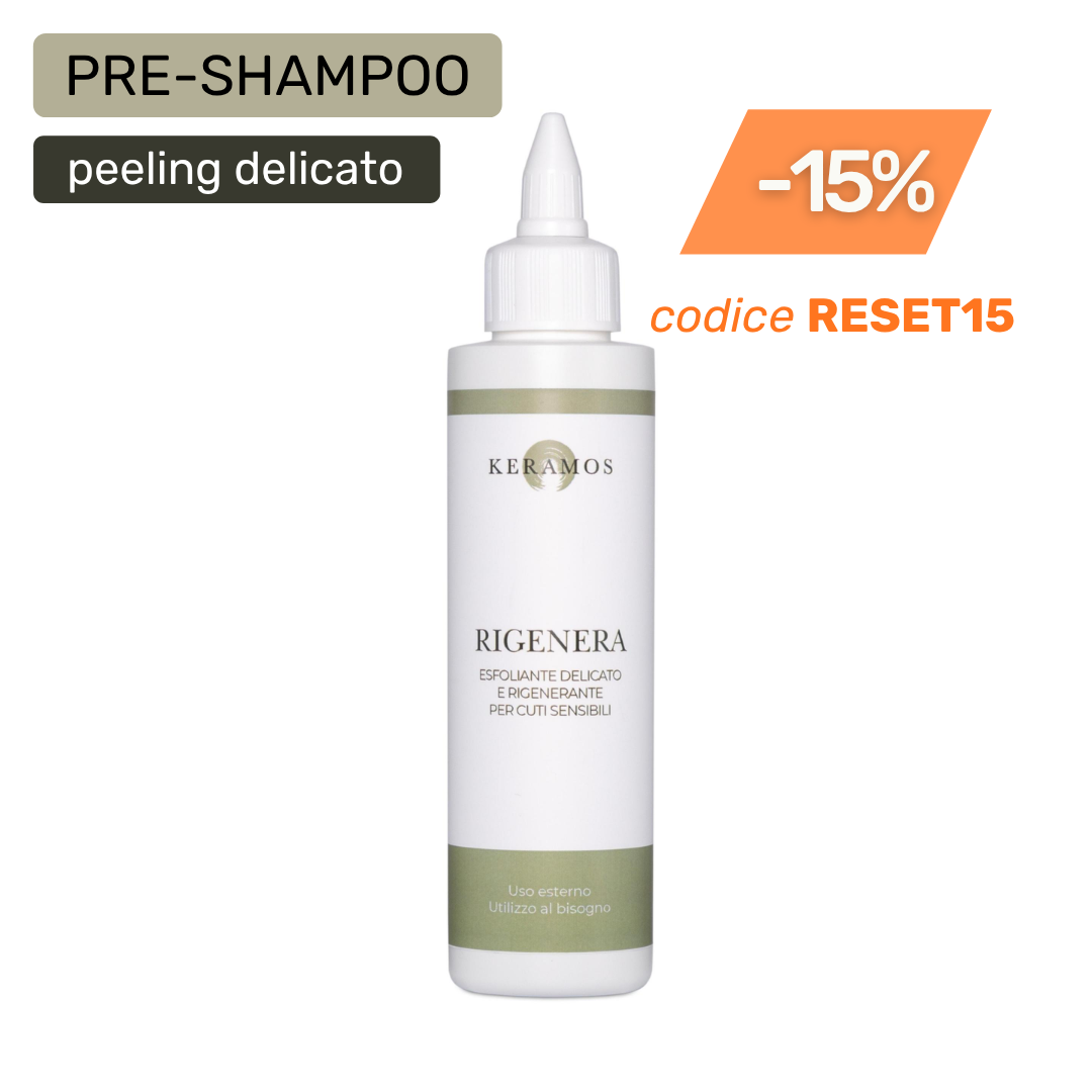 Rigenera: Esfoliante pre-shampoo delicato e rigenerante per cuti sensibili