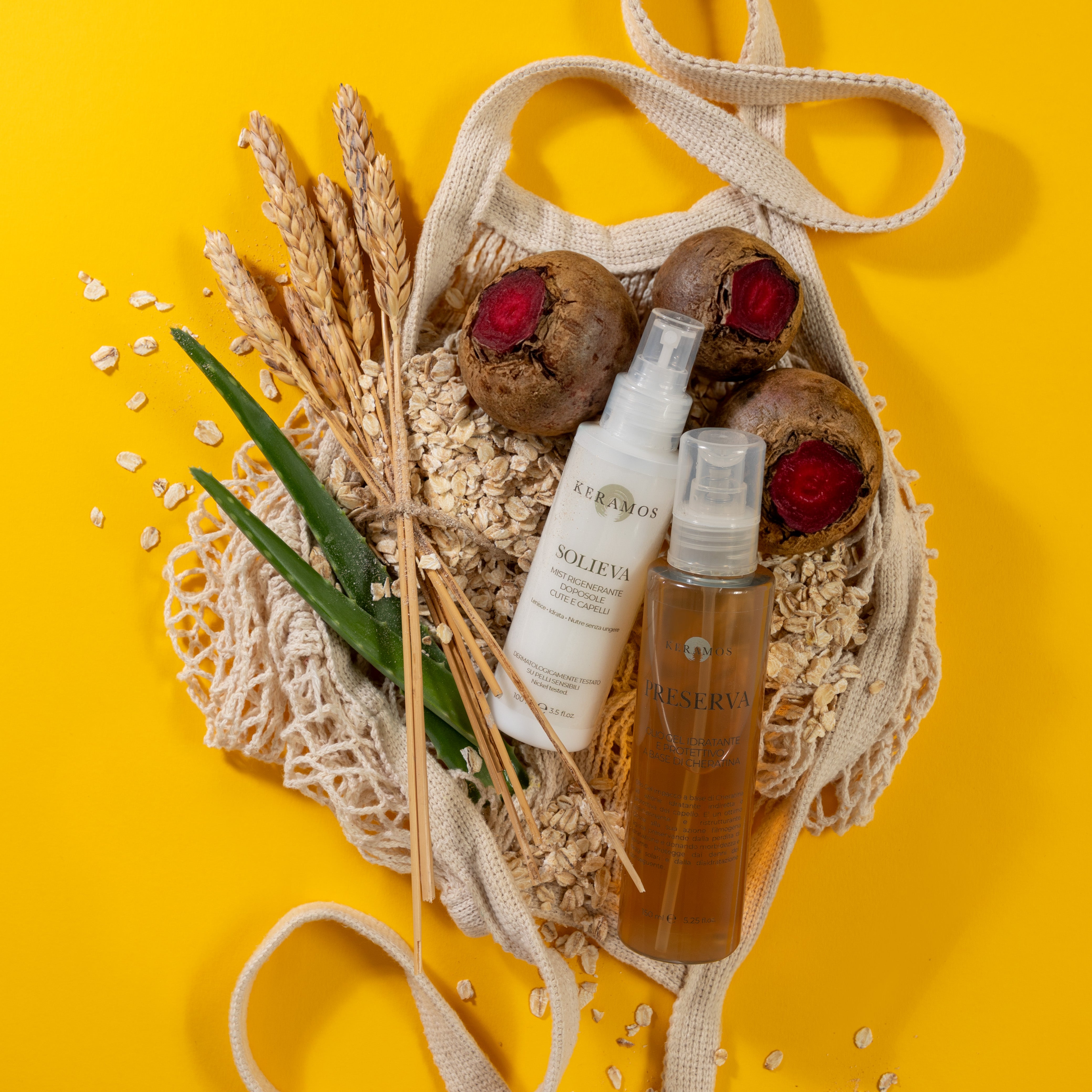 SOLIEVA: Mist rigenerante doposole per cuoio capelluto e capelli 100ml