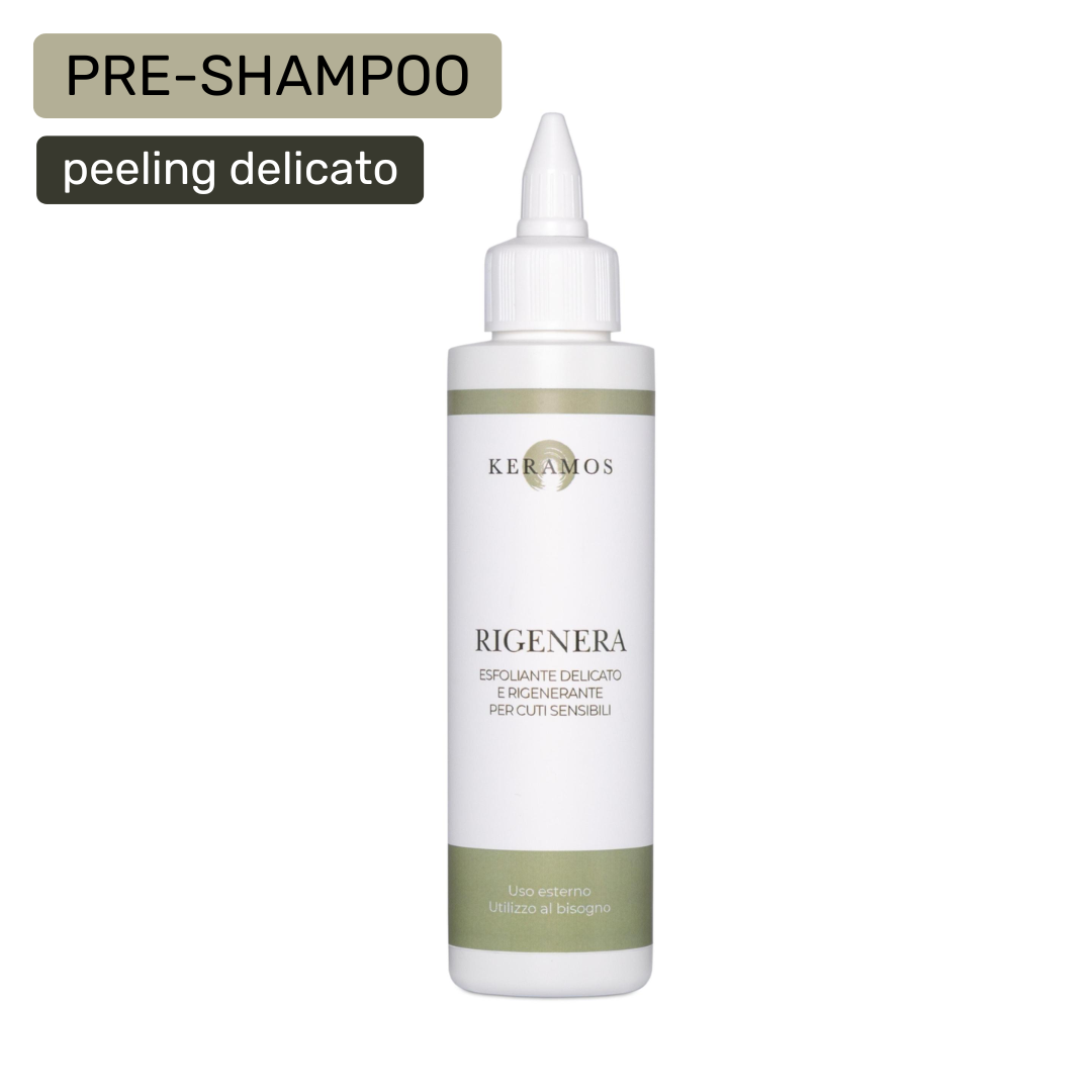 Rigenera: Esfoliante pre-shampoo delicato e rigenerante per cuti sensibili