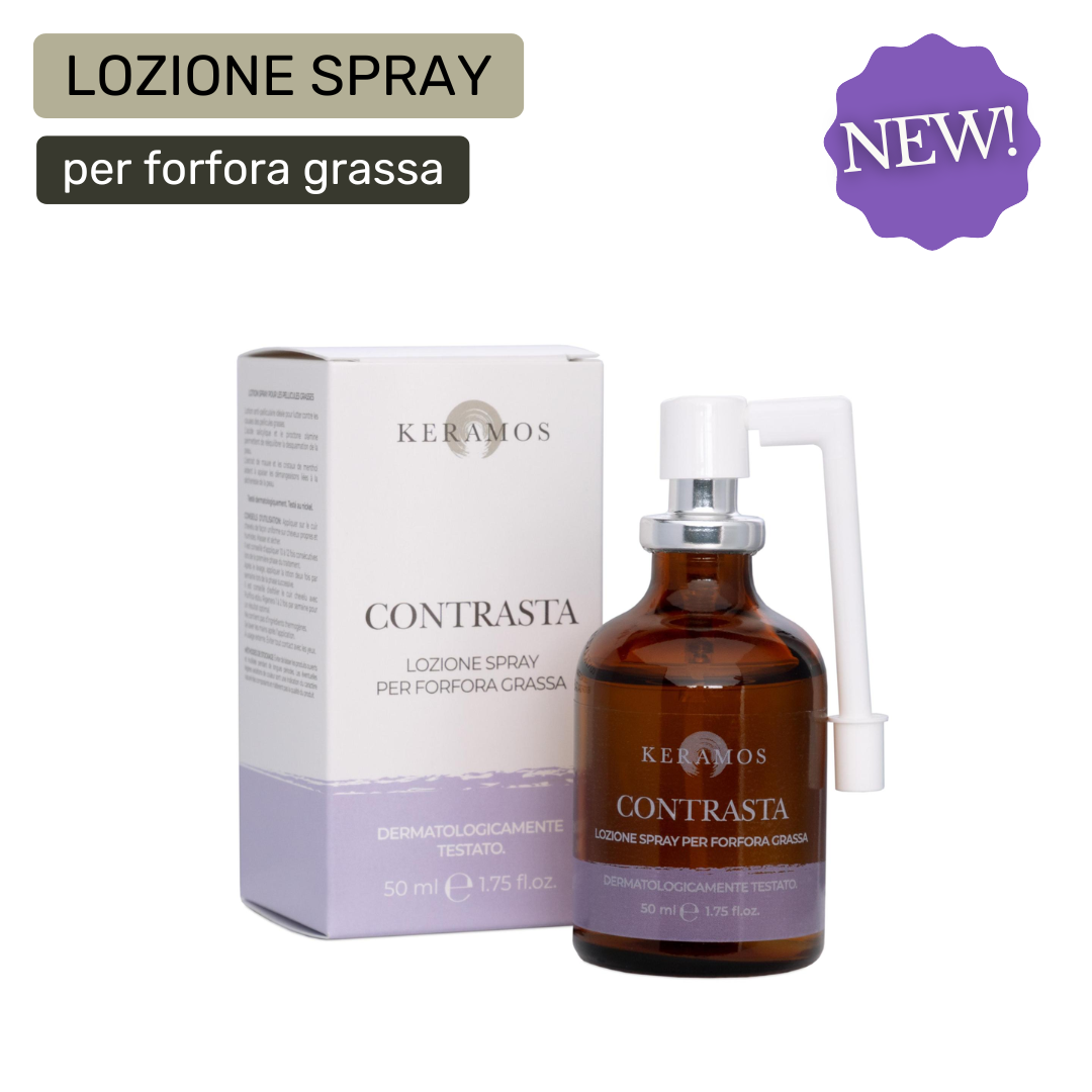 CONTRASTA lozione spray per forfora grassa