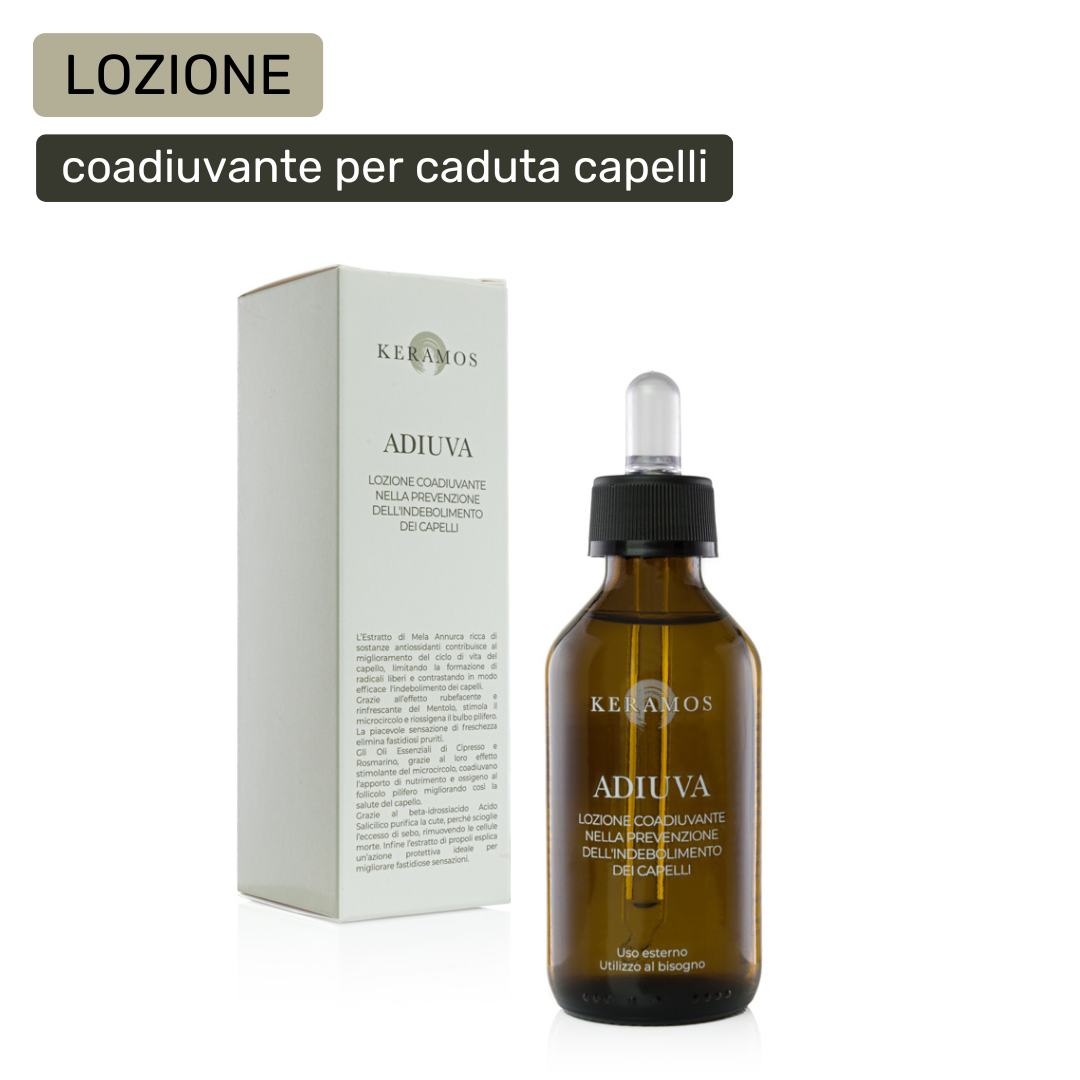 Adiuva: Lozione coadiuvante nella prevenzione dell'indebolimento dei capelli 100ml