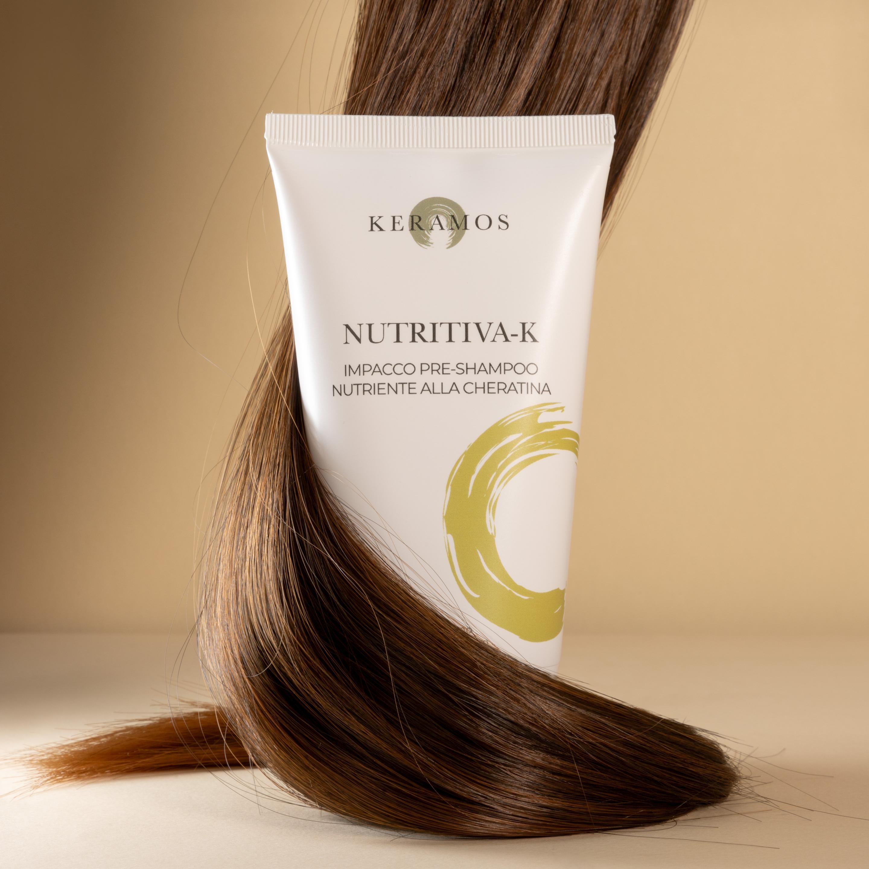 Nutritiva-K: Impacco pre-shampoo nutriente alla Cheratina