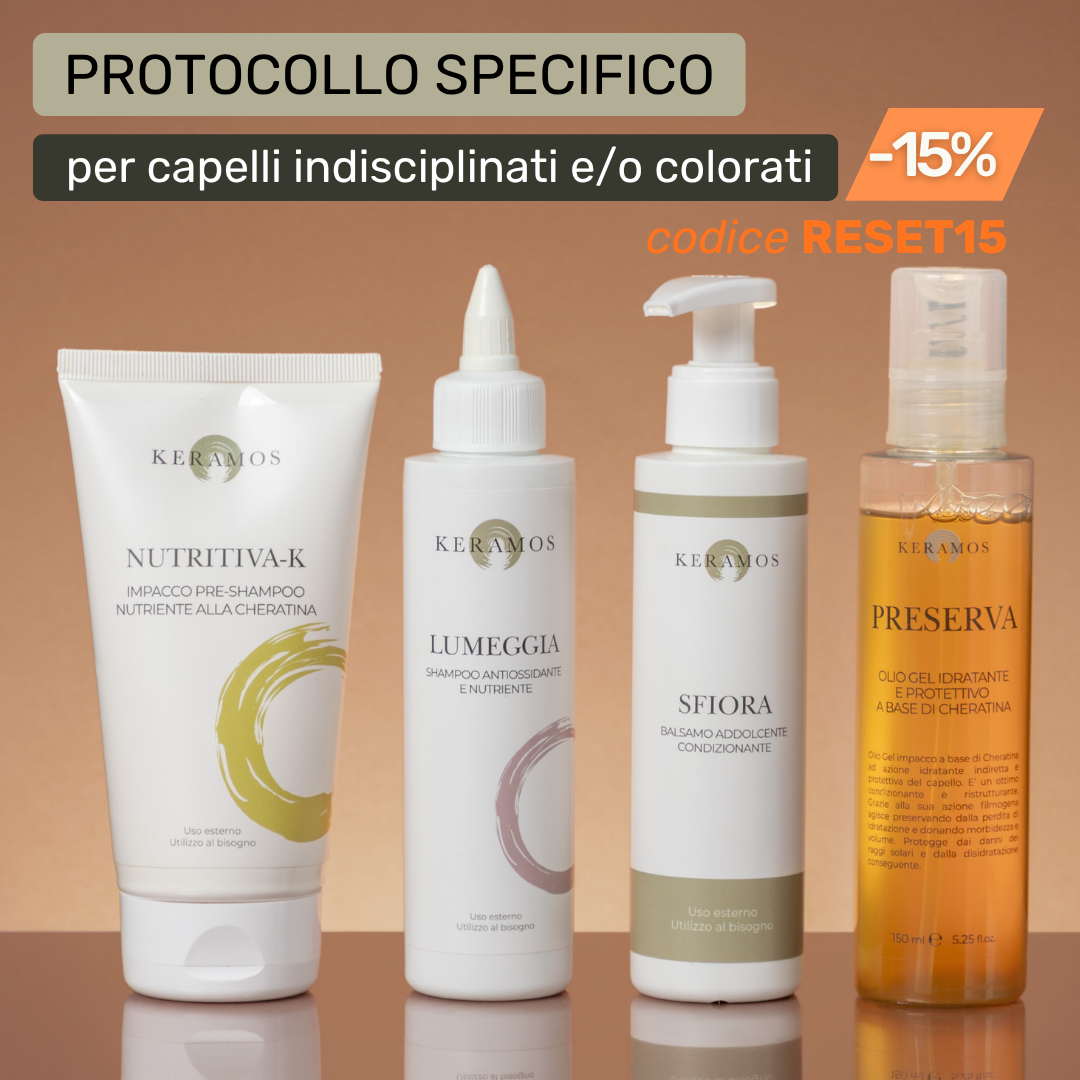 Protocollo capelli crespi e/o colorati/trattati