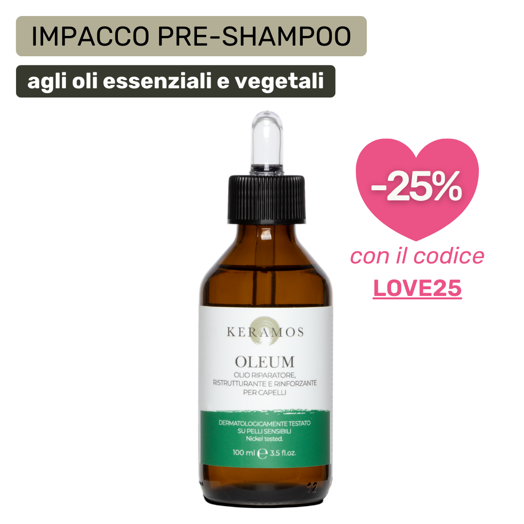 OLEUM Olio riparatore, ristrutturante e rinforzante per capelli 100ml