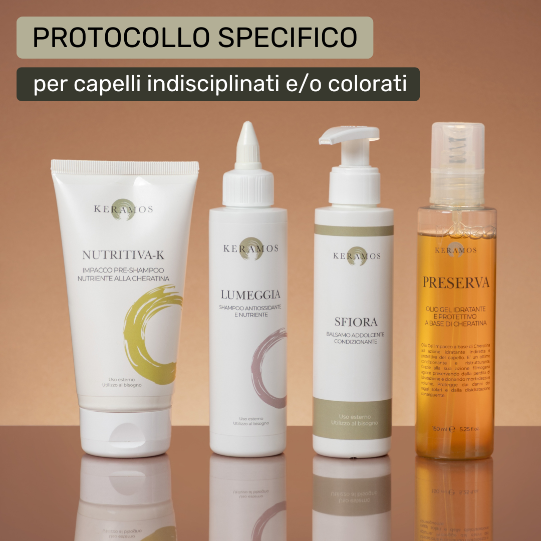 Protocollo capelli crespi e/o colorati/trattati